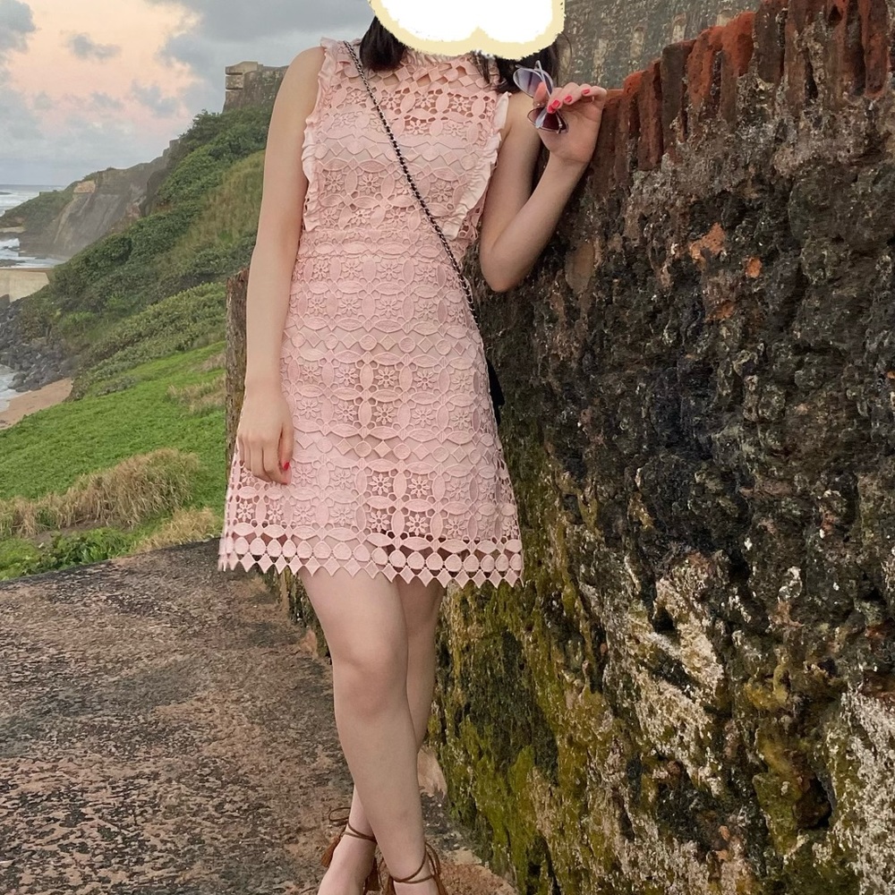 Sandro lace mini dress- size xs